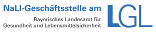 Logo der NaLi Geschäftsstelle mit Textmarke des LGL